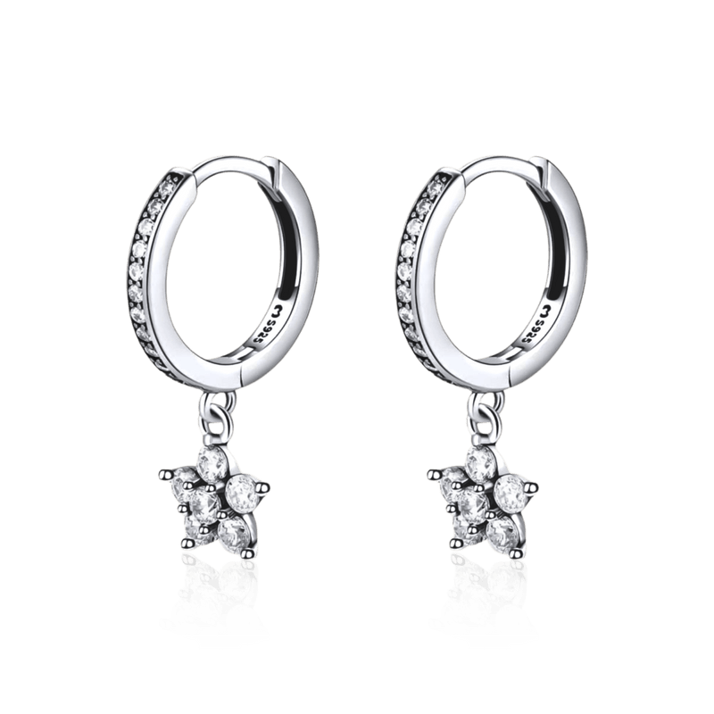 Pendientes Florecita Brillante - LePetiteMarie