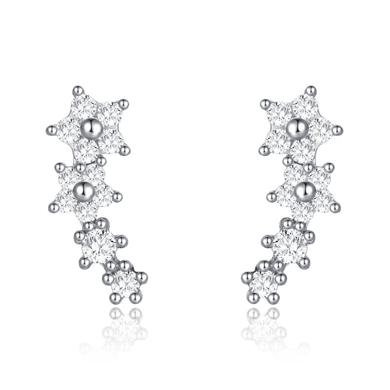 Pendientes Flores Blancas - LePetiteMarie