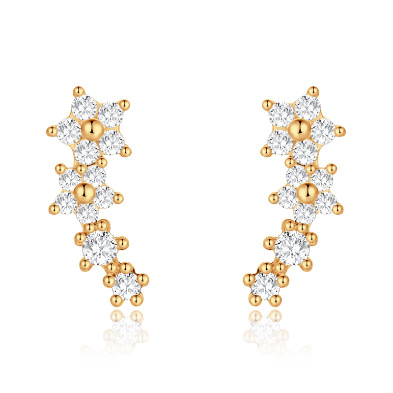 Pendientes Flores Blancas - LePetiteMarie