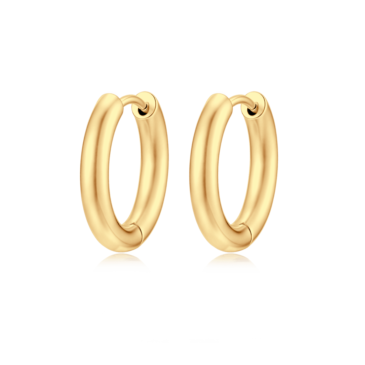 Pendientes Glorietas Acero - LePetiteMarie