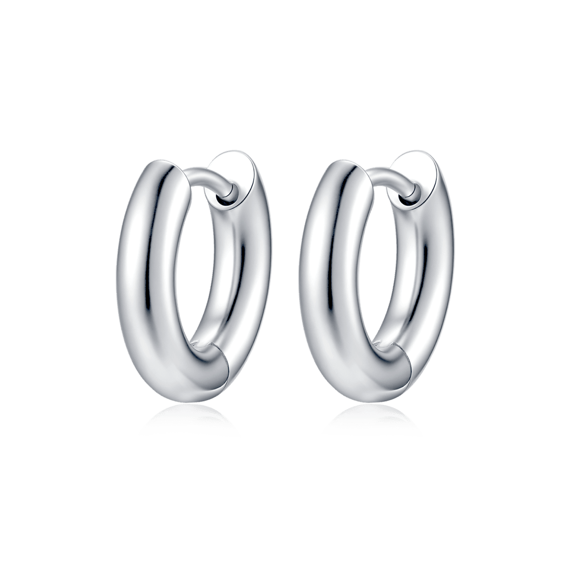 Pendientes Glorietas Acero - LePetiteMarie