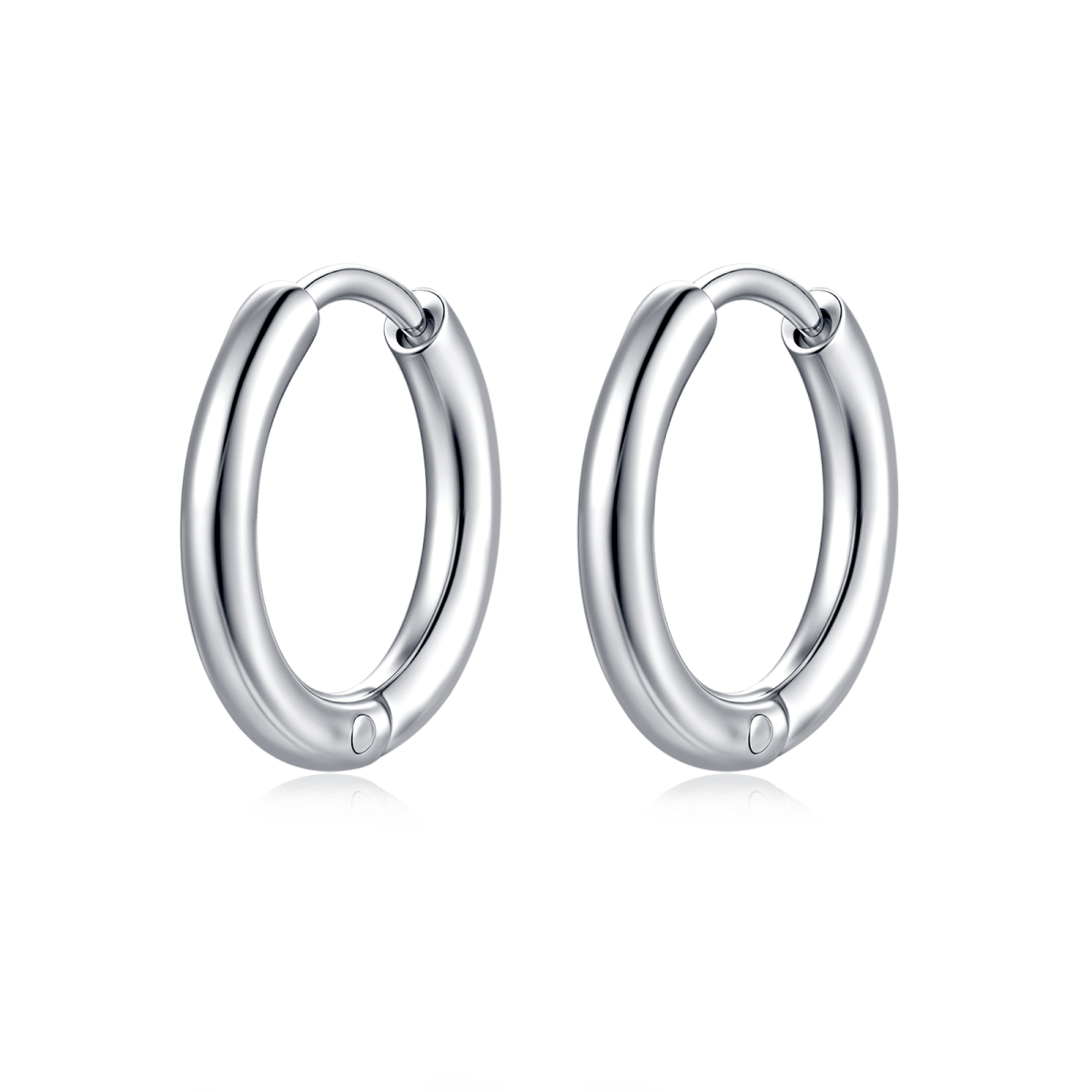 Pendientes Glorietas Acero - LePetiteMarie