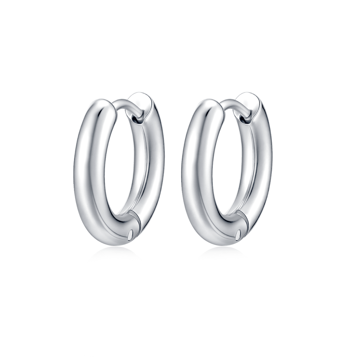 Pendientes Glorietas Acero - LePetiteMarie