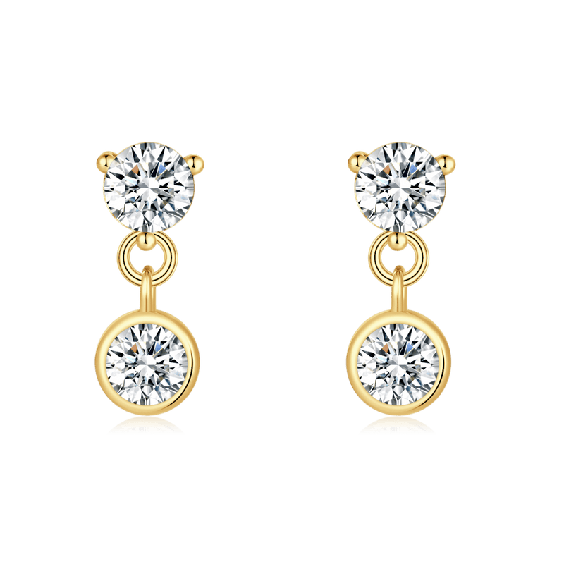 Pendientes Gotas Brillantes - LePetiteMarie