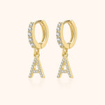 Pendientes Inicial Hoops - LePetiteMarie