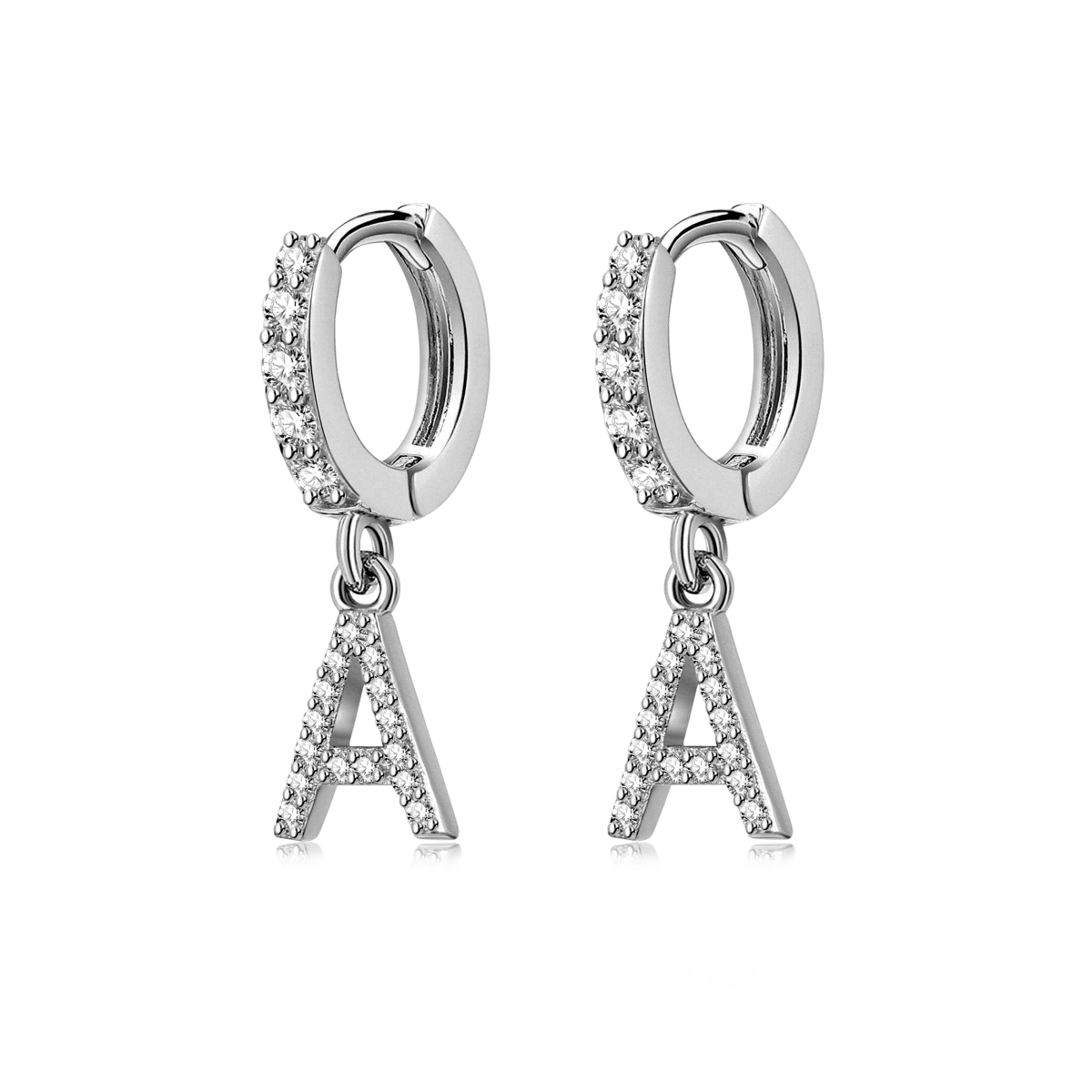 Pendientes Inicial Hoops - LePetiteMarie