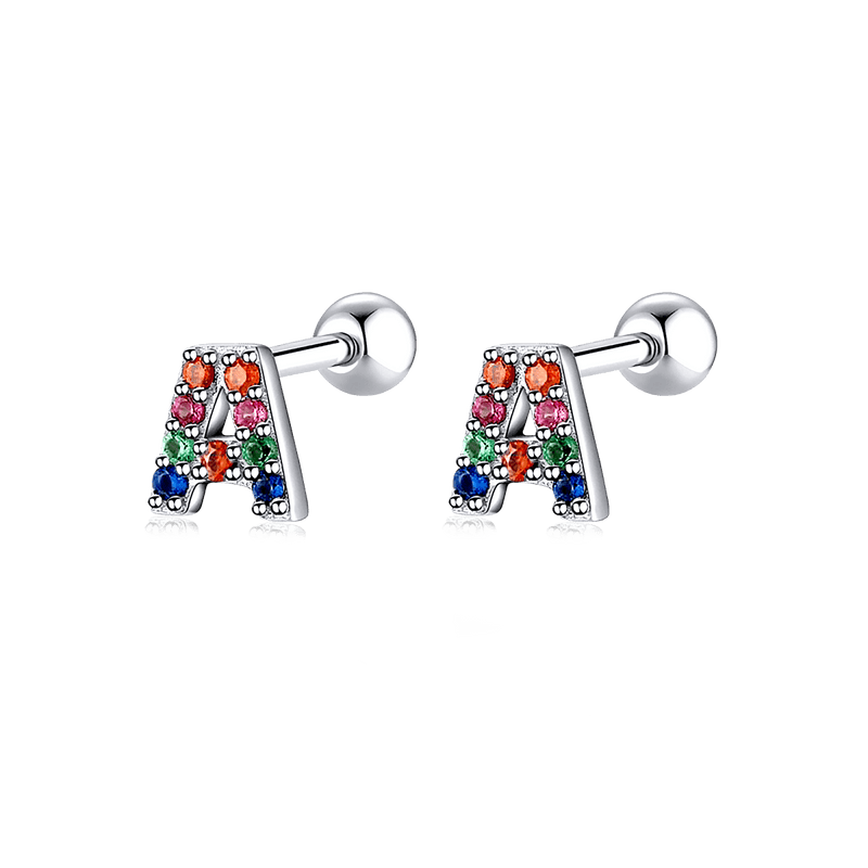 Pendientes Letritas Color - LePetiteMarie