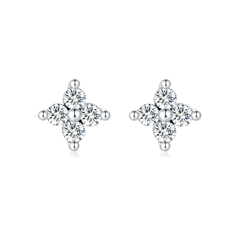 Pendientes Mini Flor Cristal - LePetiteMarie