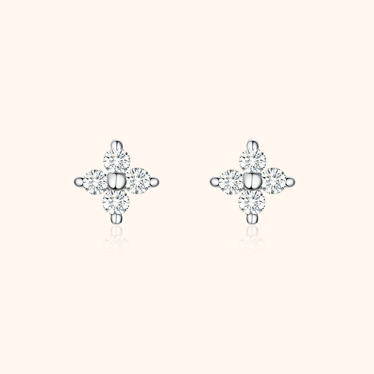 Pendientes Mini Flor Cristal - LePetiteMarie