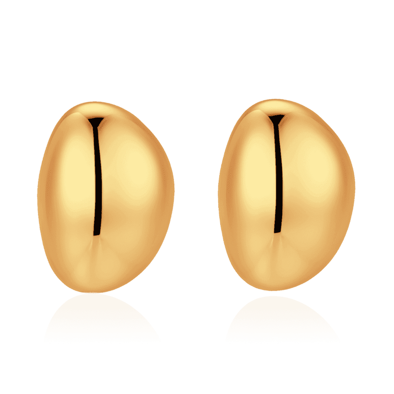 Pendientes Óvalo Sólido