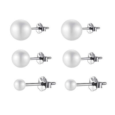 Pendientes Perla Coraza