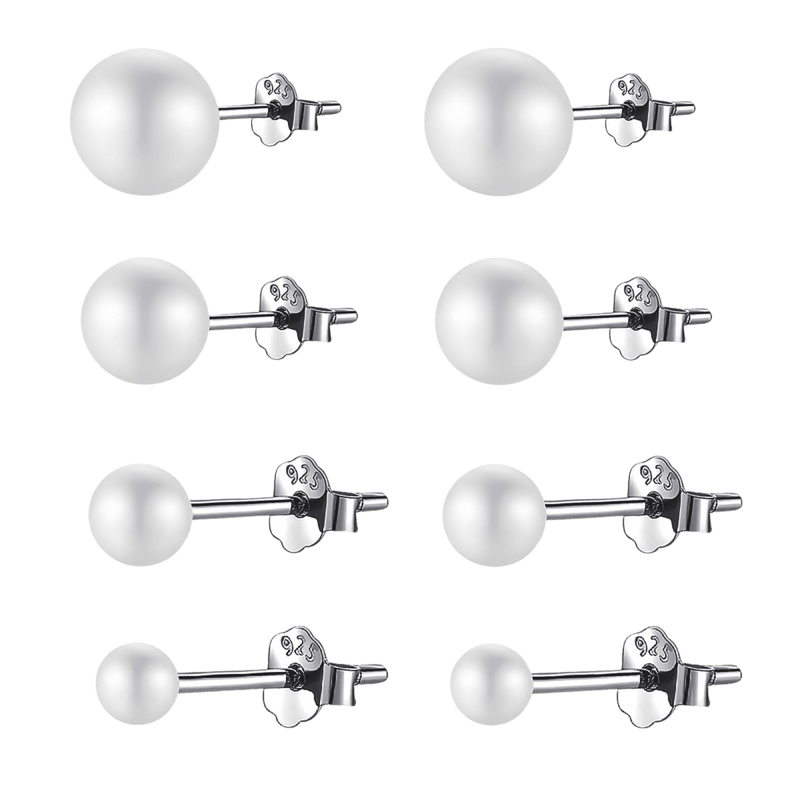 Pendientes Perla Coraza - LePetiteMarie