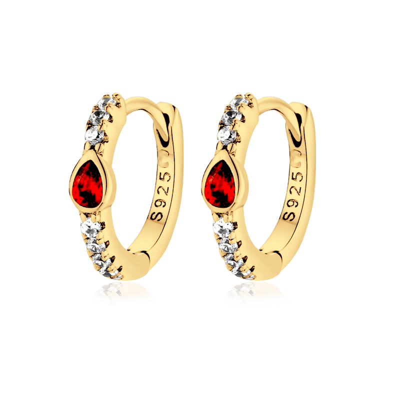 Pendientes Ruby Red - LePetiteMarie