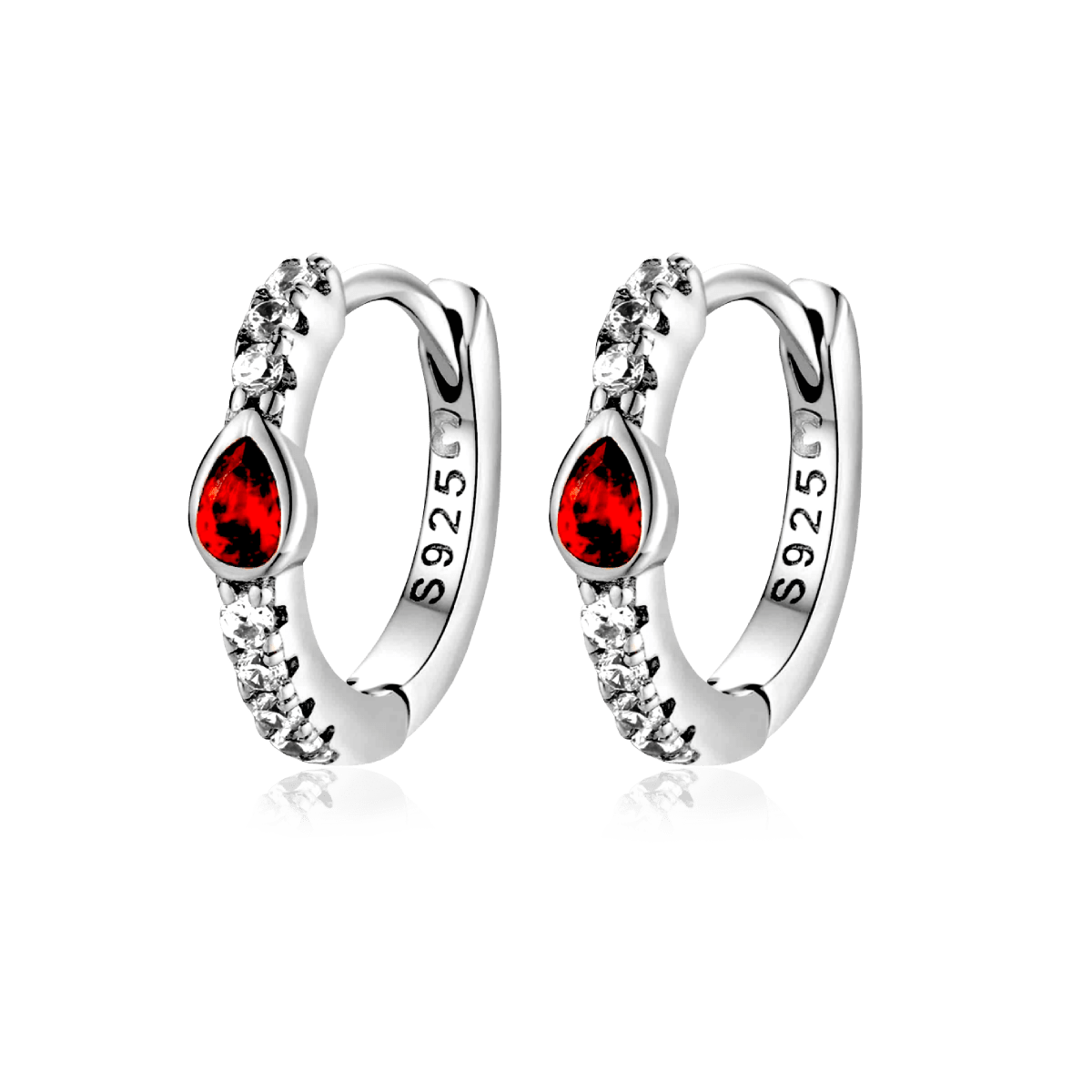 Pendientes Ruby Red - LePetiteMarie