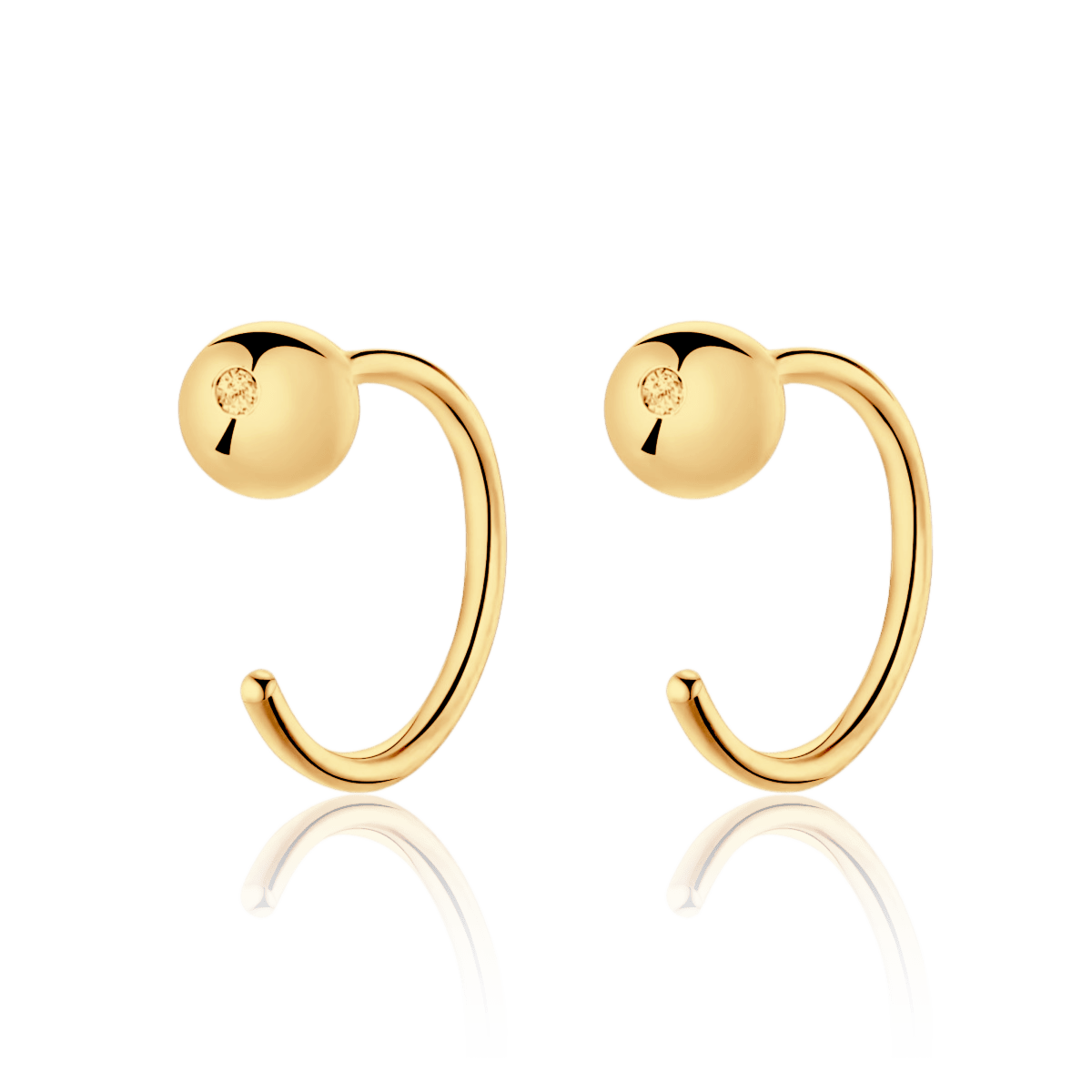 Pendientes Semiaro Bolita - LePetiteMarie