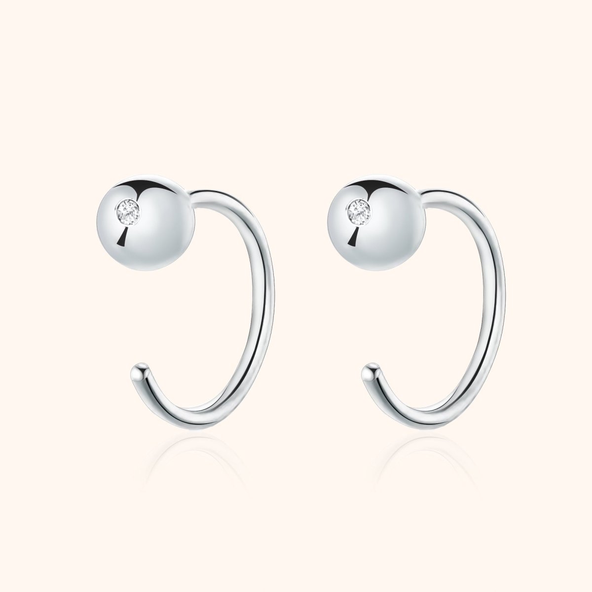 Pendientes Semiaro Bolita - LePetiteMarie