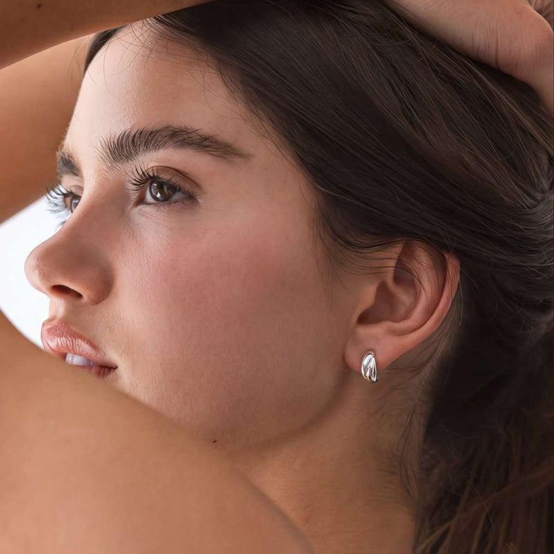 Pendientes Semiaro Curvo
