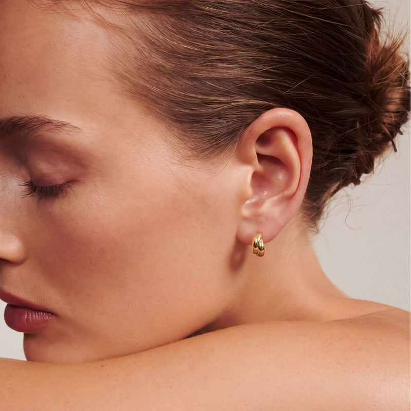 Pendientes Semiaro Curvo