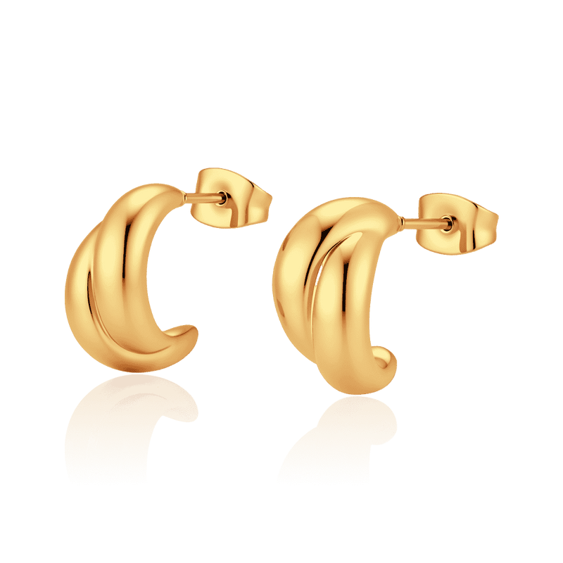 Pendientes Semiaro Curvo
