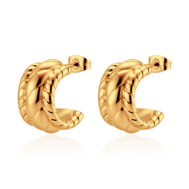Pendientes Semiaro Labrado