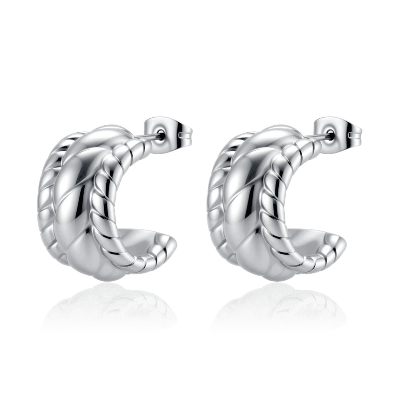 Pendientes Semiaro Labrado