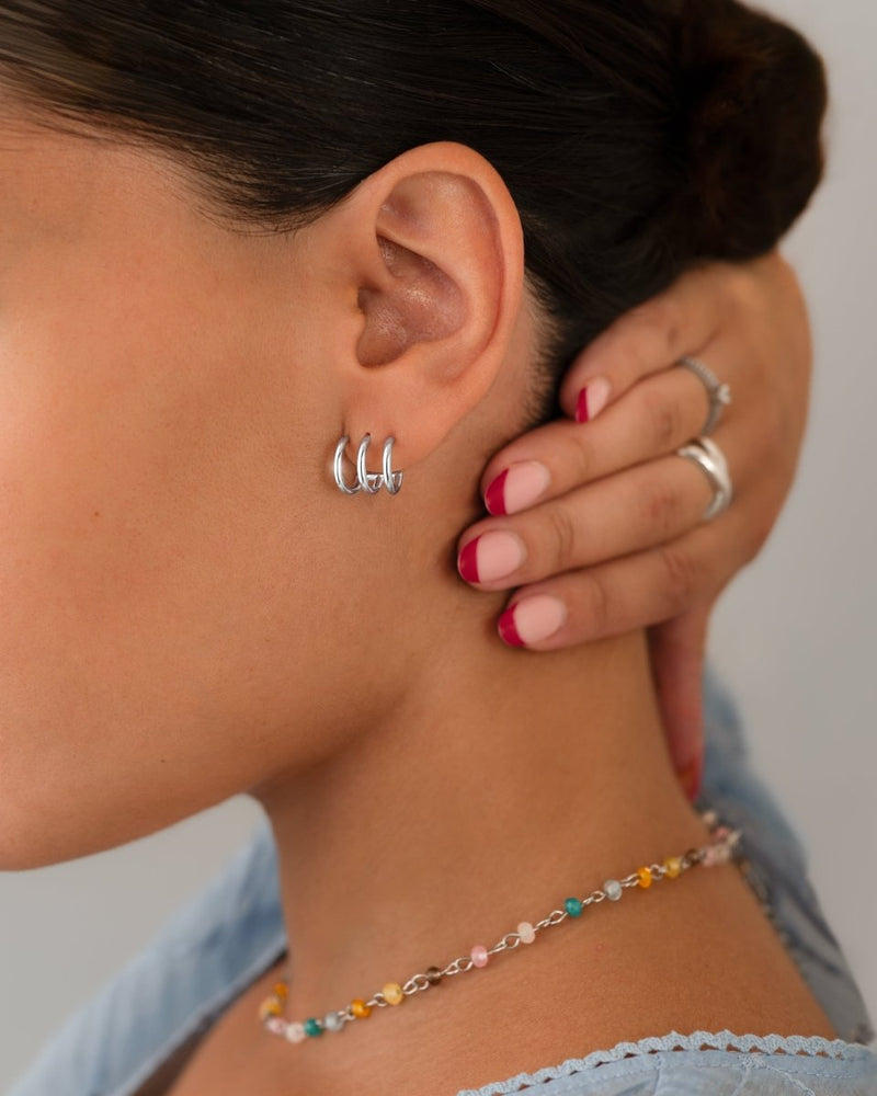 Pendientes Semiaro Tridente - LePetiteMarie