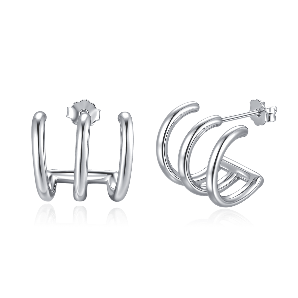 Pendientes Semiaro Triple Arcos - LePetiteMarie