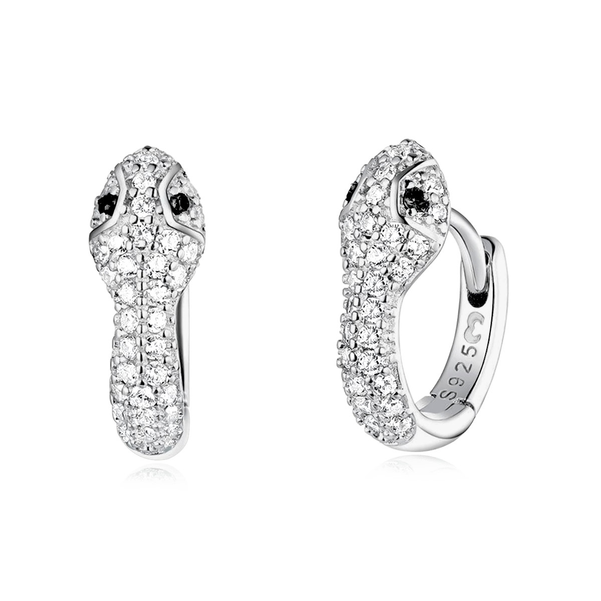 Pendientes Silver Snake - LePetiteMarie