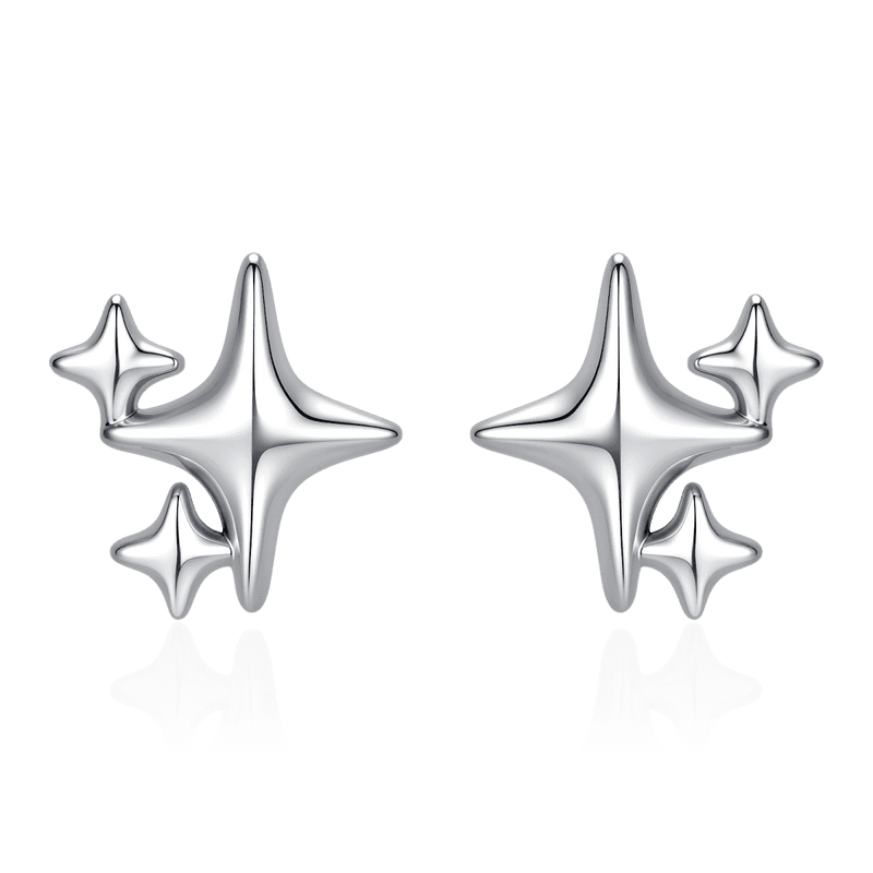 Pendientes Trío de Estrellas