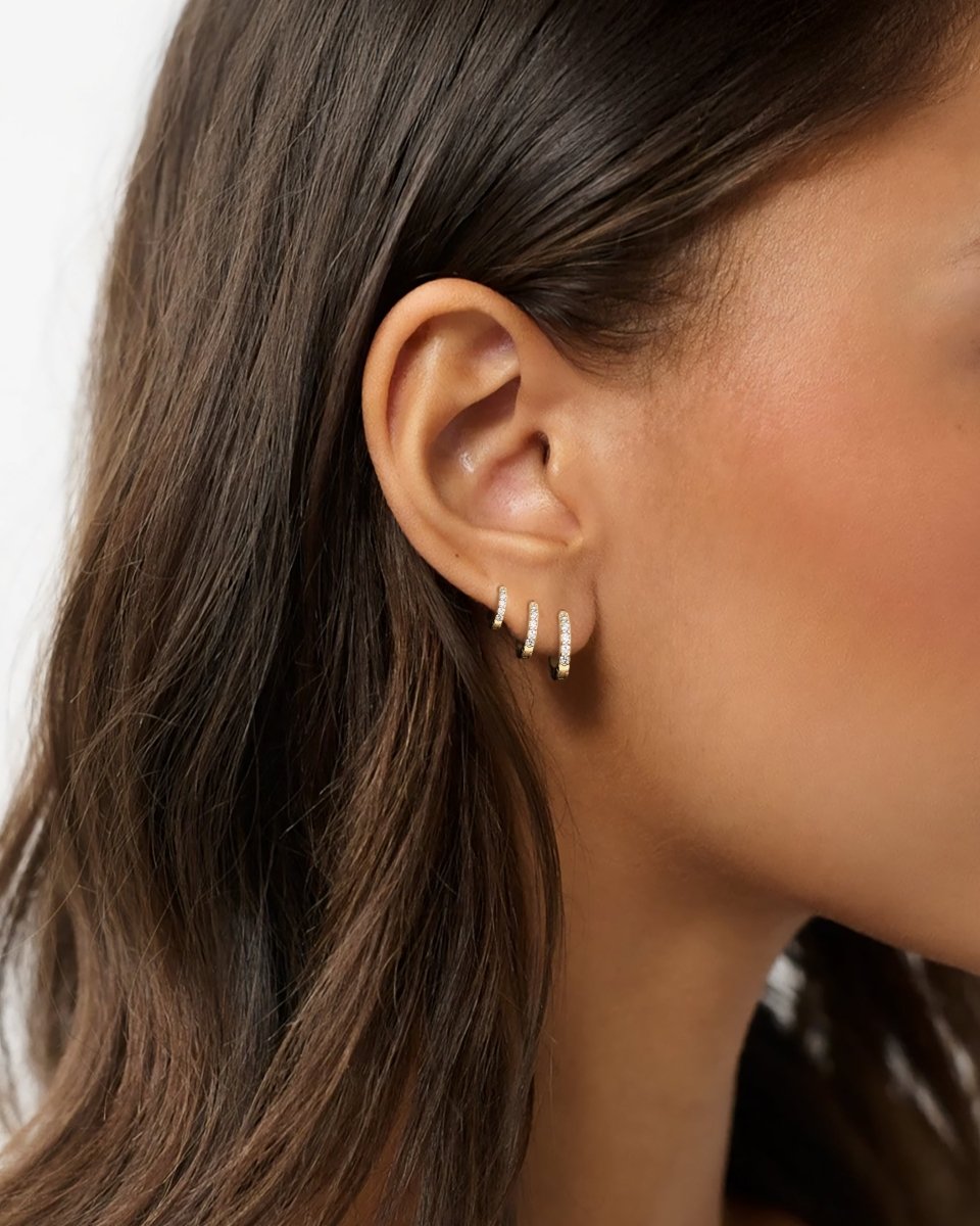 Pendientes Triple Aros - LePetiteMarie