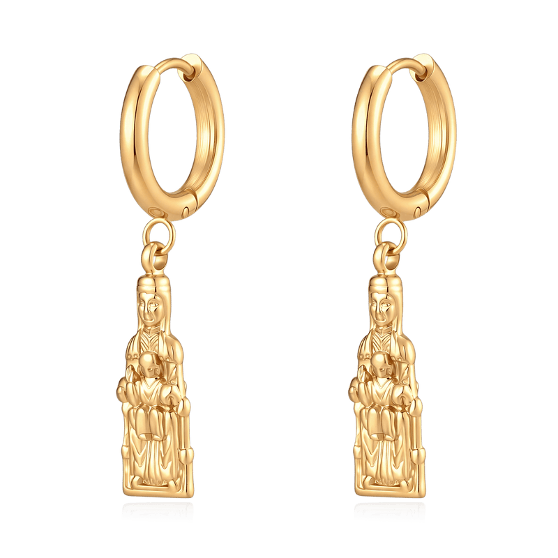 Pendientes Virgen de Montserrat