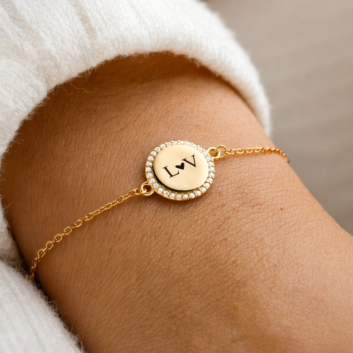 Pulsera Contorno Cristalino - Personalizado - LePetiteMarie