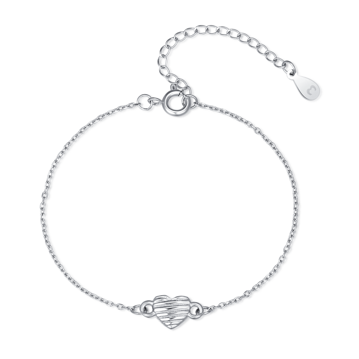 Pulsera Corazón Relieve - LePetiteMarie