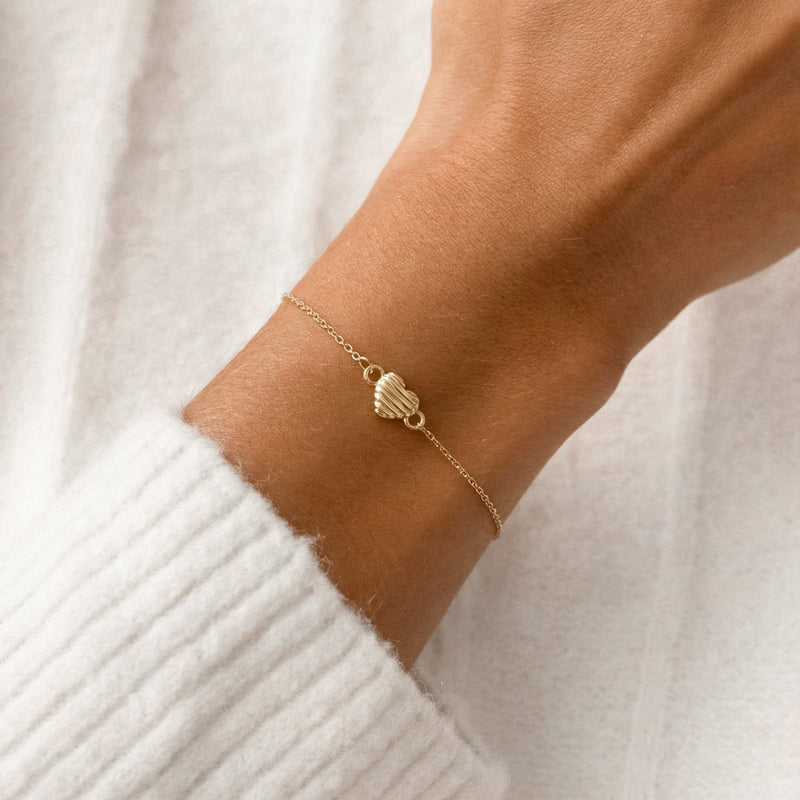 Pulsera Corazón Relieve - LePetiteMarie