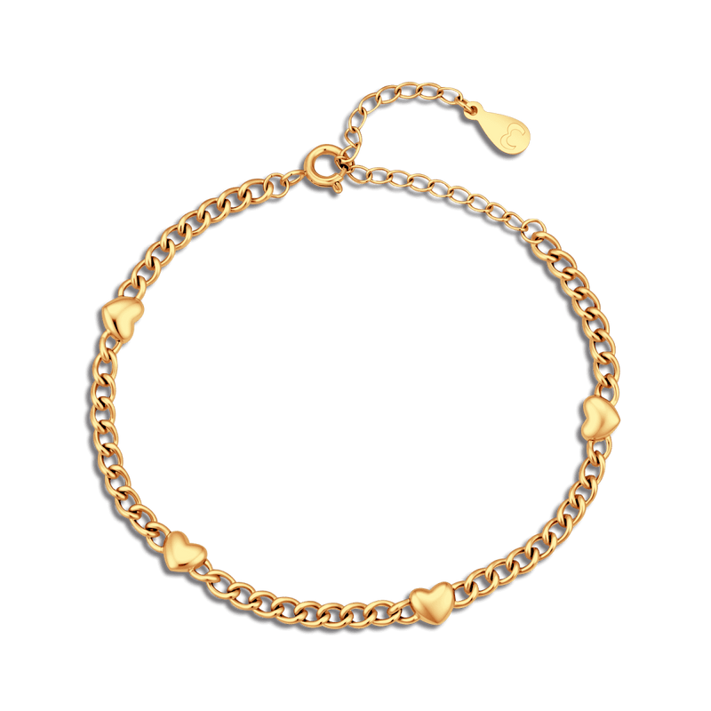 Pulsera Corazones de Amor