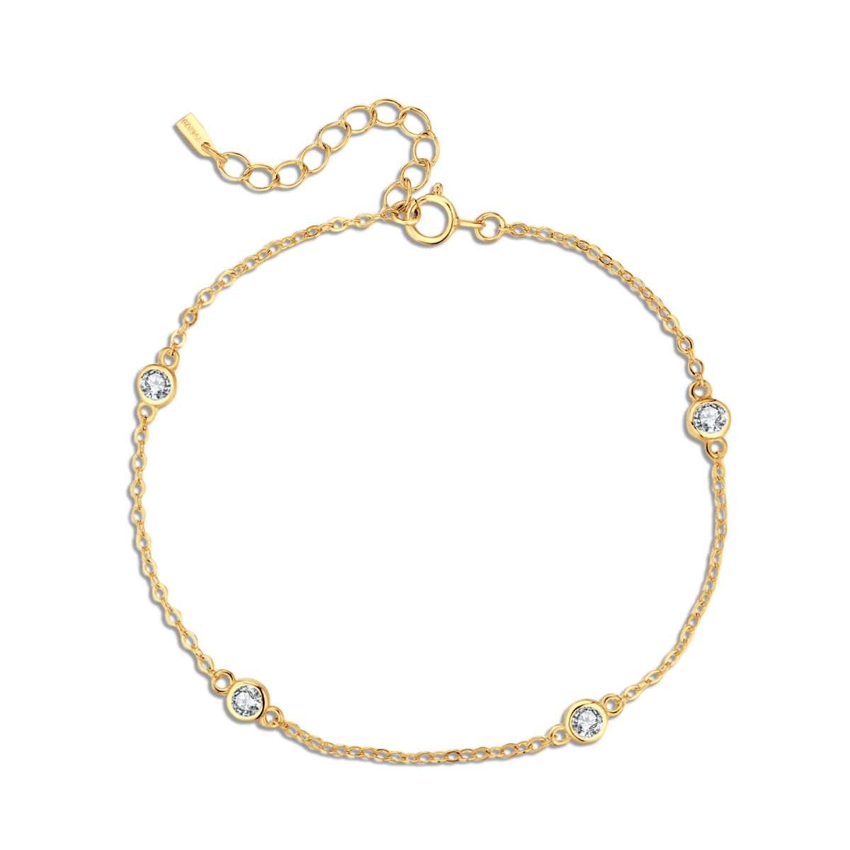 Pulsera Cuatro Brillantes - LePetiteMarie
