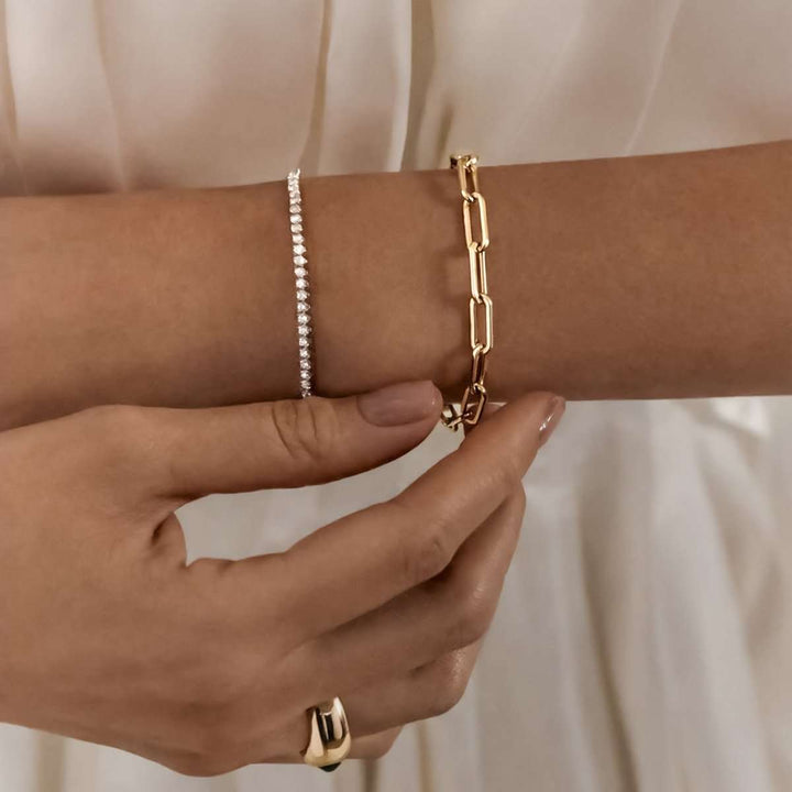 Pulsera Eslabón Rectangular