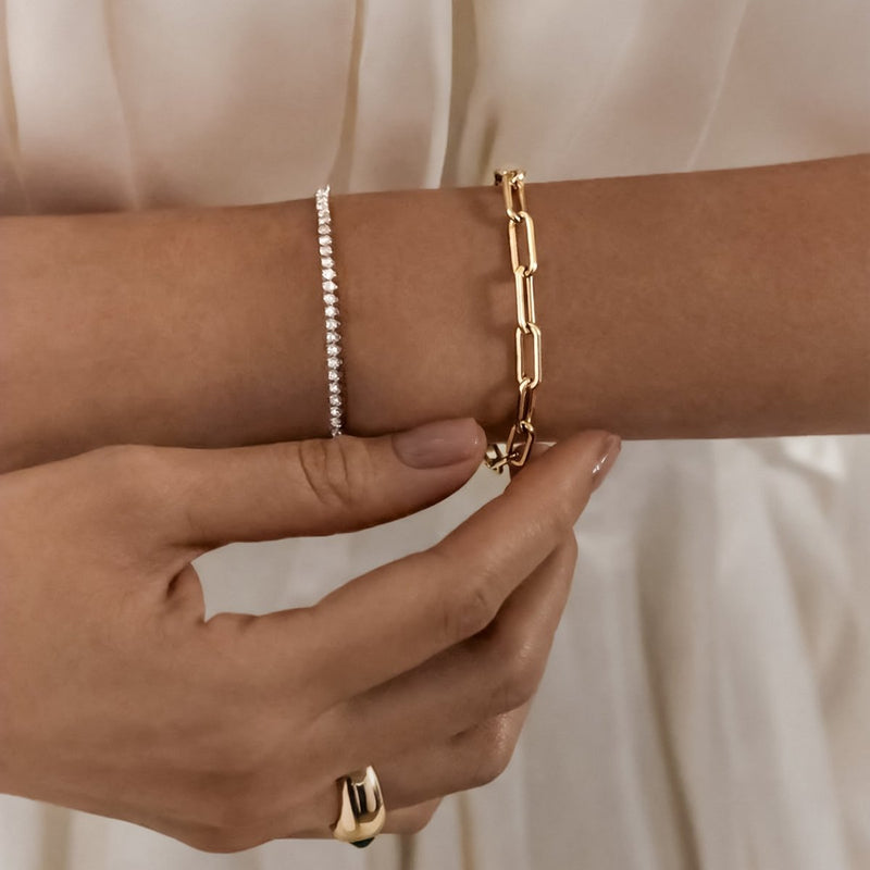 Pulsera Eslabón Rectangular - LePetiteMarie
