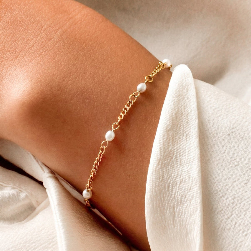 Pulsera Perlitas Blancas - LePetiteMarie