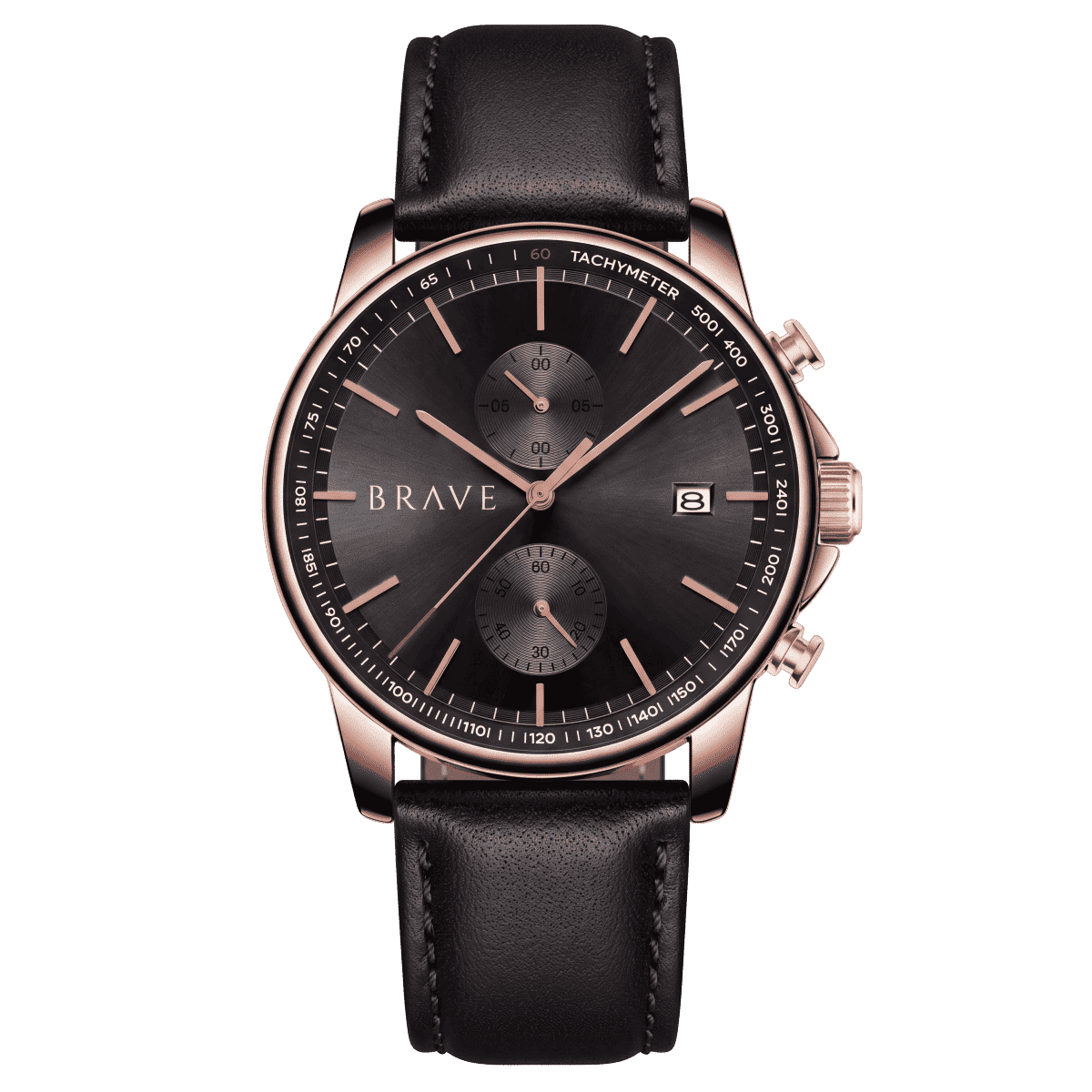 Reloj BRAVE ~ Atlantis Rose Gold-Black - LePetiteMarie