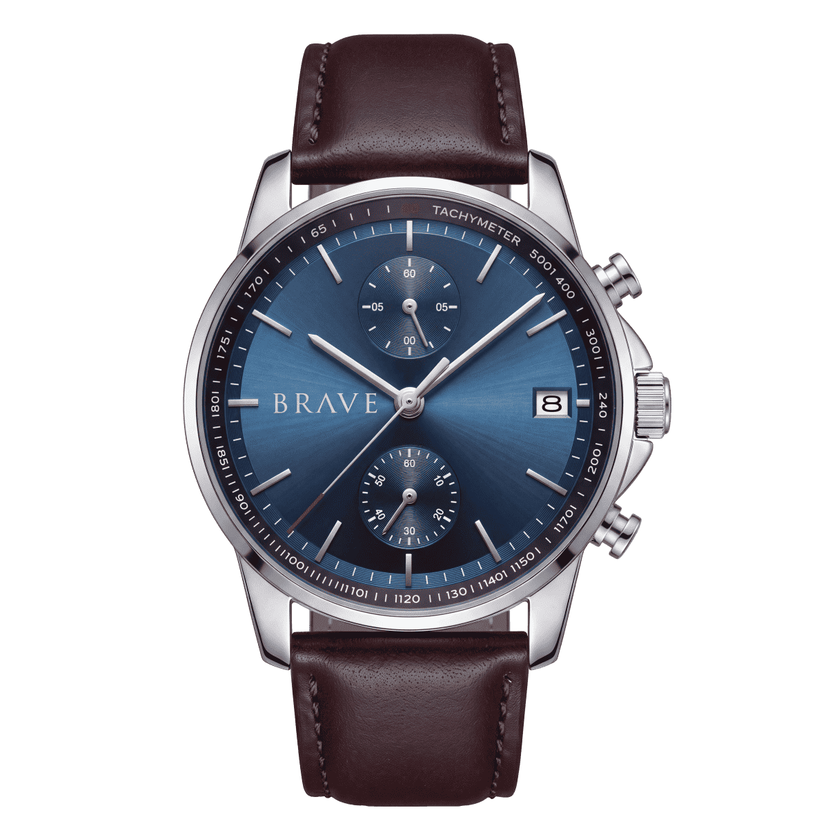 Reloj BRAVE ~ Atlantis Silver-Dark Blue - LePetiteMarie