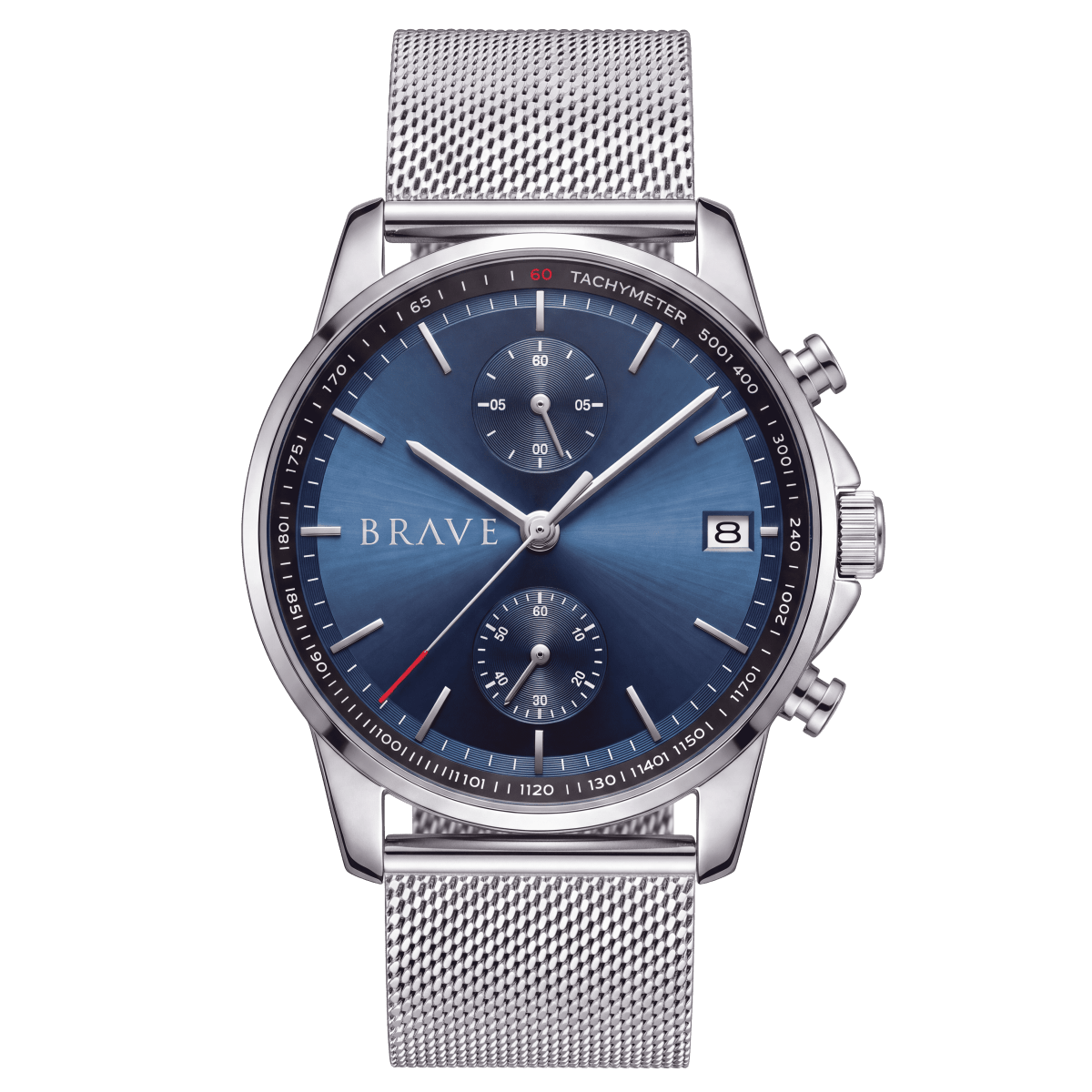 Reloj BRAVE ~ Atlantis Silver-Dark Blue - LePetiteMarie