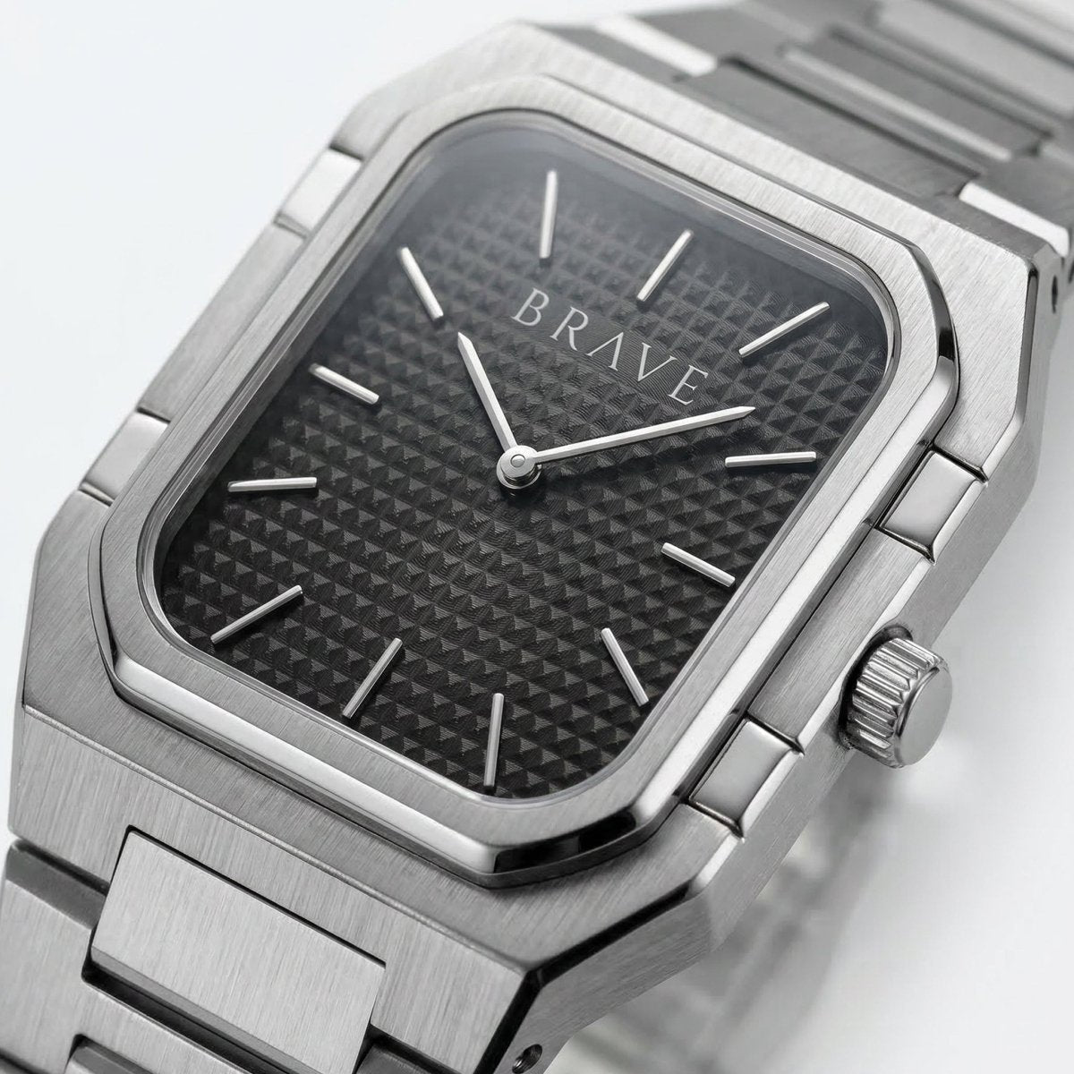 Reloj BRAVE ~ Brando Silver - Black - LePetiteMarie