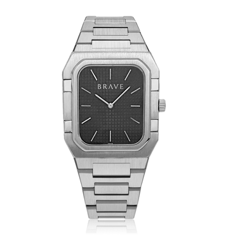 Reloj BRAVE ~ Brando Silver - Black - LePetiteMarie