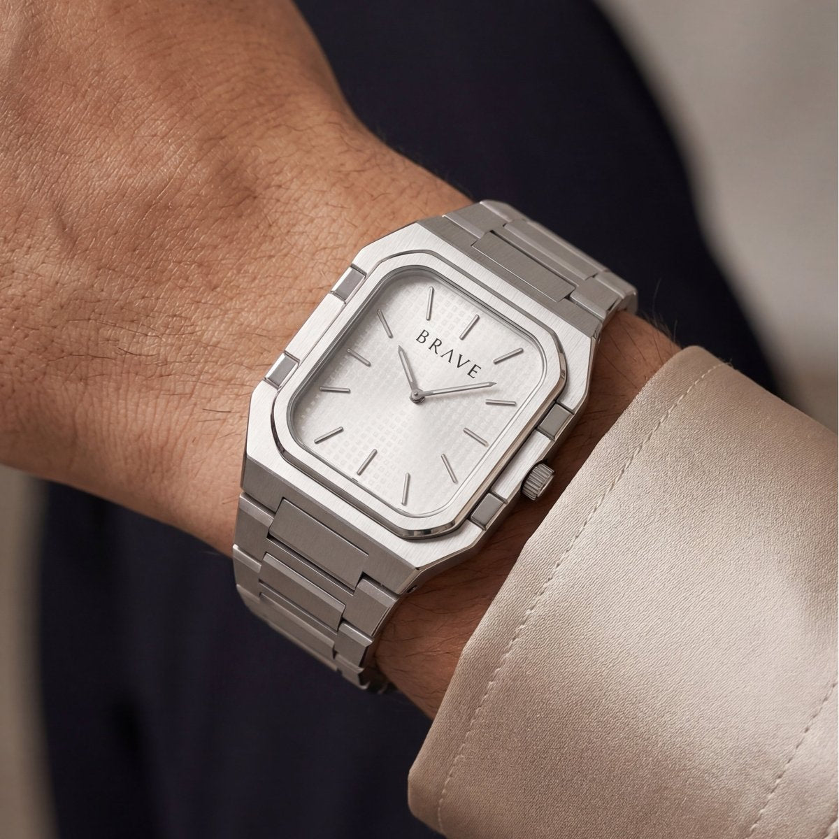 Reloj BRAVE ~ Brando Silver - White - LePetiteMarie