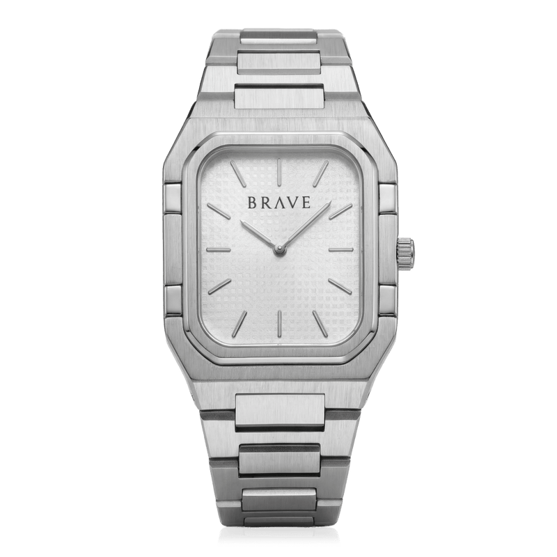 Reloj BRAVE ~ Brando Silver - White - LePetiteMarie