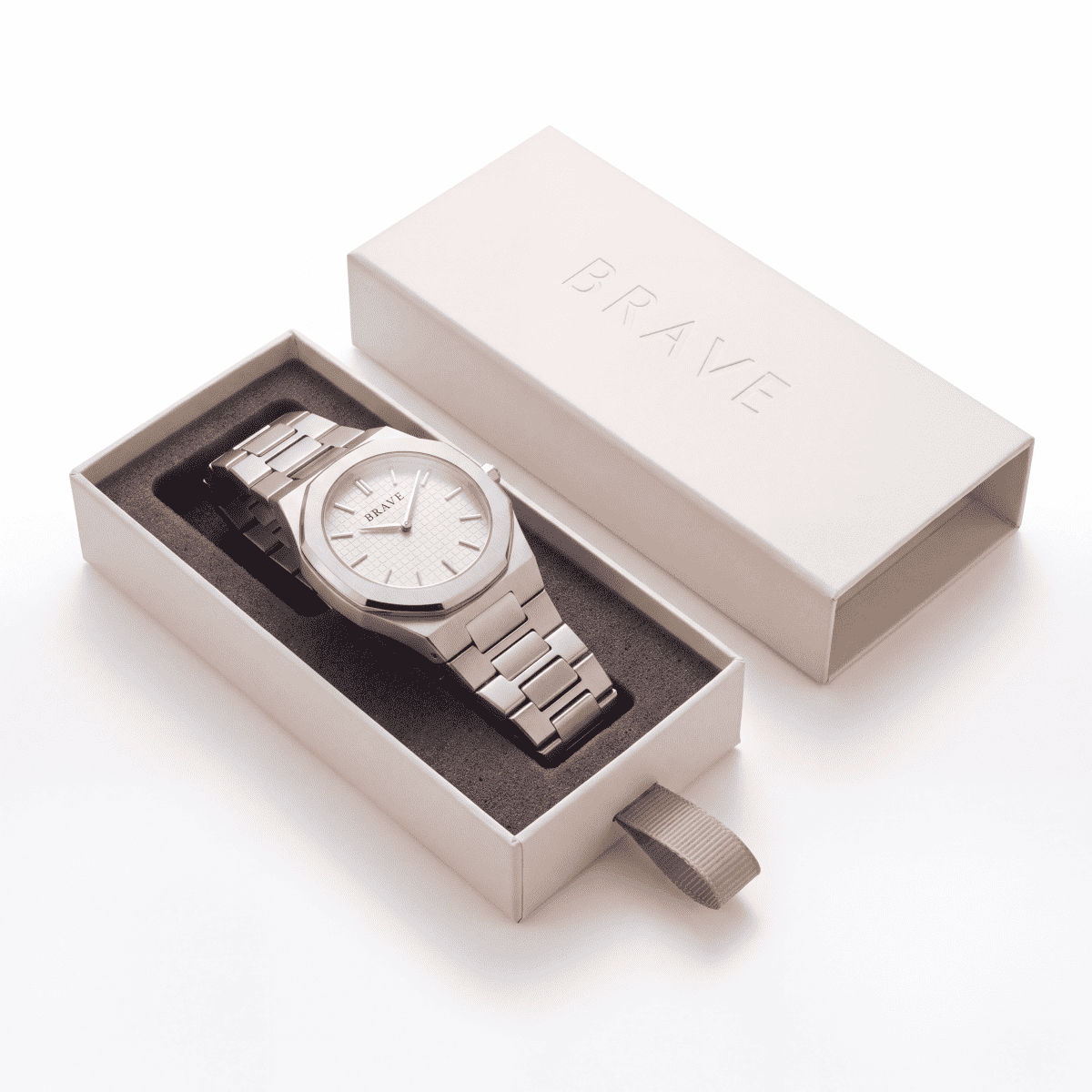 Reloj BRAVE ~ Empire Silver-White - LePetiteMarie