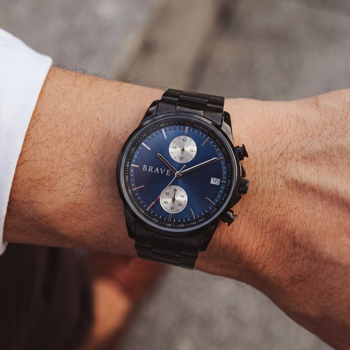 Reloj BRAVE ~ Monarca Black - Dark Blue - LePetiteMarie