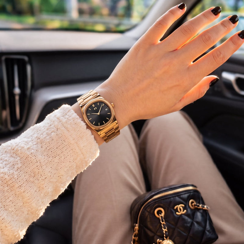Reloj Dainty ~ Gold-Black