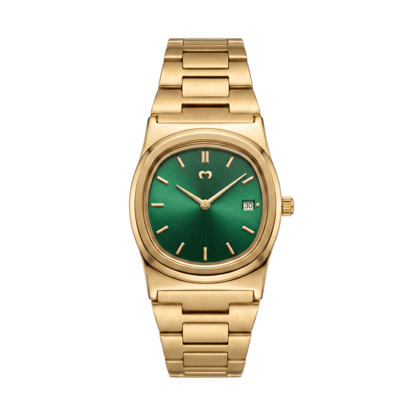 Reloj Dainty ~ Gold-Green